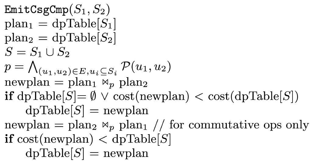 [SIGMOD 2008] Dynamic Programming Strikes Back · Jian Zhang